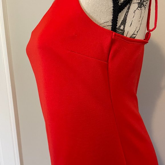 Red Cocktail Dress - Picture 3 of 5